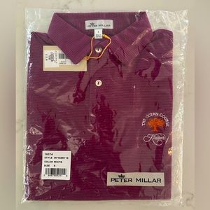 NWT Men’s Peter Millar Golf Polo, Kiawah The Ocean Course